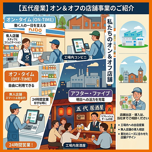 店舗運営事業｜五代産業株式会社｜兵庫県尼崎市